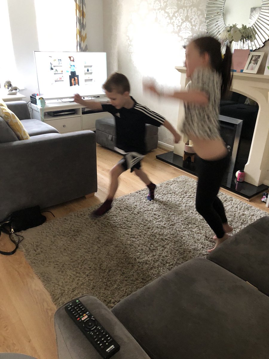 princesscove's tweet photo. @EagleyInfant phew we’ve been busy this morning, PE with @thebodycoach, baking, maths &amp; art   It’s definitely break time now https://t.co/BM4ulvv3SU