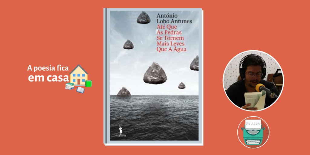 ParagrafoFinal's tweet photo. Março está a acabar, mas a rubrica #apoesiaficaemcasa ainda não terminou. O convidado do episódio 11, Gonçalo Câmara, sugere-te um livro de um grande autor

Vais querer voltar a ouvir a entrevista. O poeta Gonçalo Câmara declama muito e muito bem: https://t.co/ZXNZiTOp7f https://t.co/2Wk1qyna78