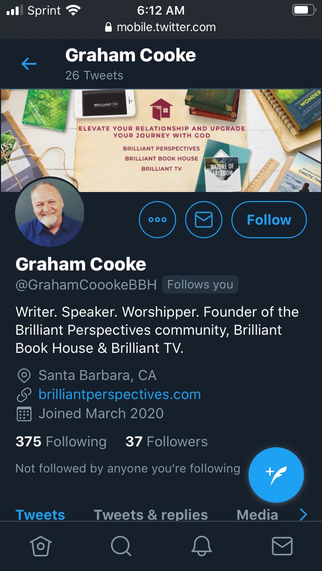 LoselifeFindit's tweet photo. @GrahamCookeBBH I don’t know if you read comments but I feel like you should know that it looks like someone is impersonating you on Twitter. They have completely copied your twitter. Hopefully you see this but either way I am going to report the page as an impersonation. God bless https://t.co/8ROaUNovfE