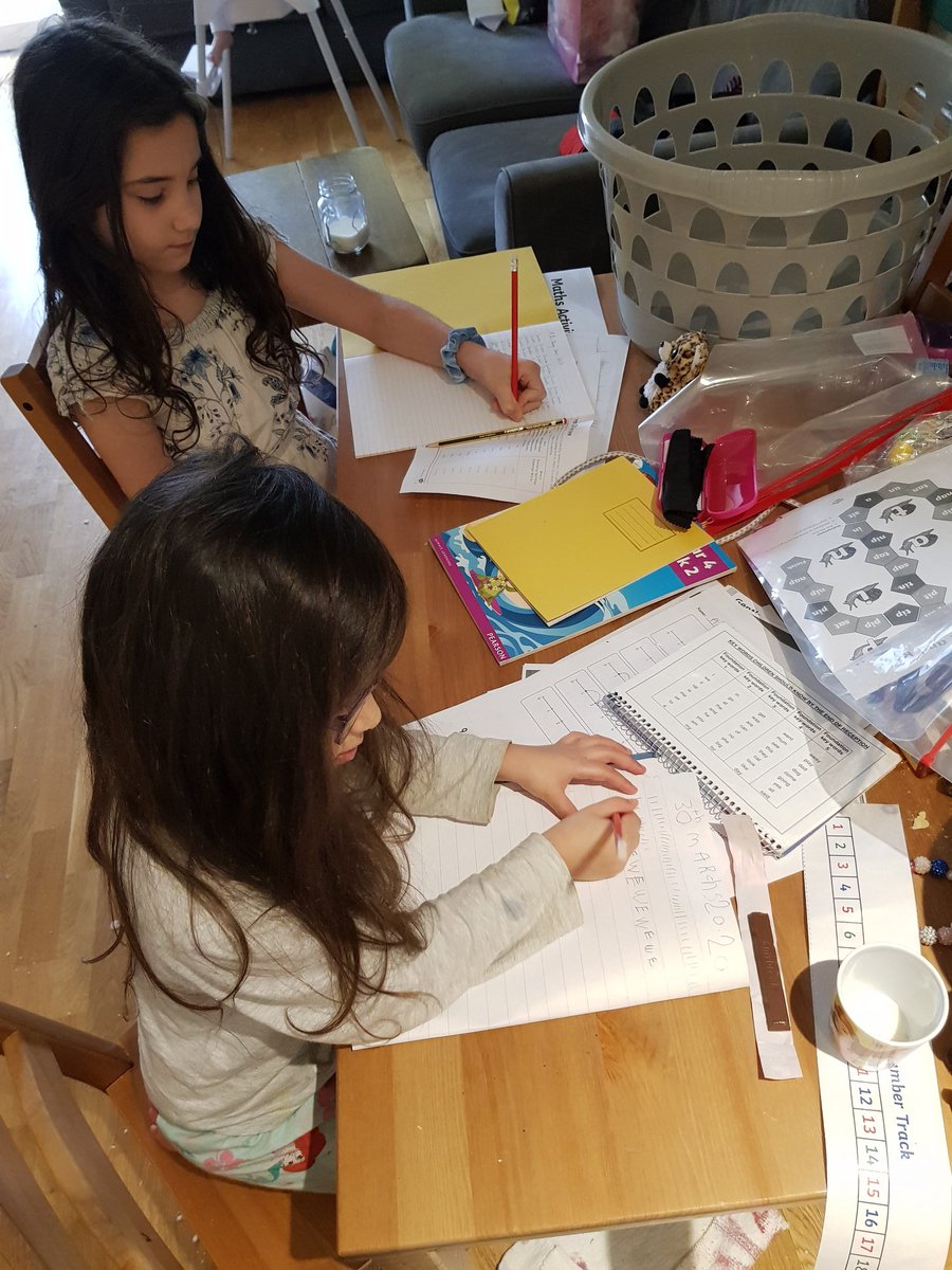 MehtapGurel's tweet photo. Girls doing a bit of spelling. They have already done maths and some reading 
@StJosephClass1 
@AnnesReception 
@StAnnesCPS https://t.co/IIYc9S6gfX