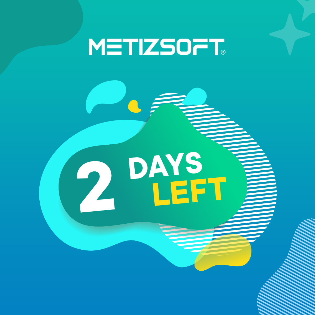Metizsoft's tweet photo. Just 2 days to go!!
#countdown #begins #excited #team #metizsoft https://t.co/69eDc7Jj3O