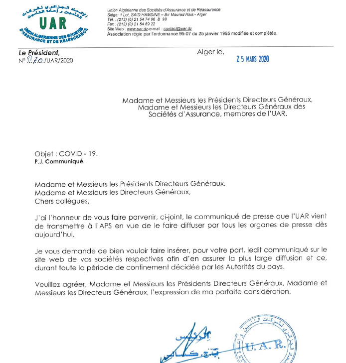 CASHassurances's tweet photo. Communiqué de l'#UAR relatif aux #renouvellements de contrats d'#assurances https://t.co/O0CDLNoGVv