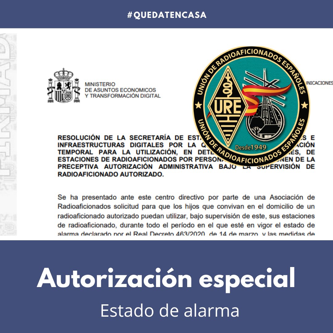 Unión de Radioaficionados Españoles tweet media