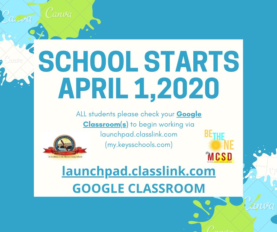 finsupavidstem's tweet photo. Virtual Instruction beginning soon for all MCSD Public School students https://t.co/FtaqaYk0la
