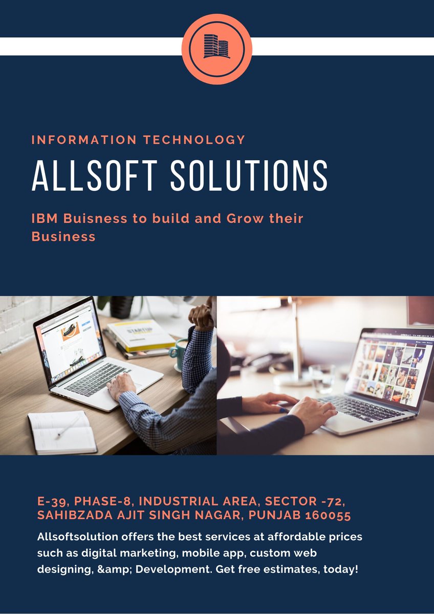 AllsoftI's tweet photo. @AllsoftI offers the best services at affordable prices such as #digitalmarketing #mobileapp #customwebdesigning #Development. Get free estimates, today!
web: https://t.co/GtkPIHNGRN https://t.co/b3T4UK9ohI