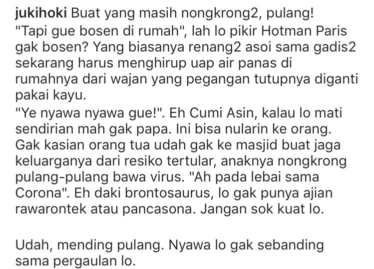 JukiHoki's tweet photo. Katanya lagi musim marah-marah. https://t.co/4F9SyntC2S
