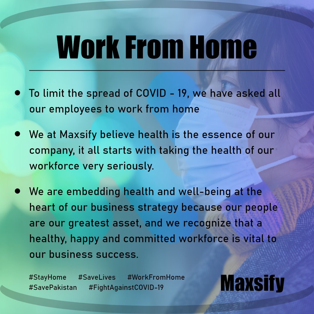 novaturesol's tweet photo. Preventive measures are taken by Maxsify to ensure safety of its employees.

#stay_home #workfromhome #savelives #savepakistan #FightAgainstCOVID19 https://t.co/HIEDTpSzsF