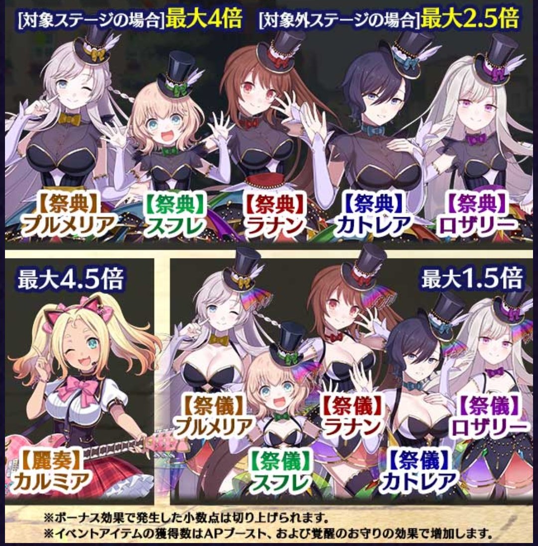 Rakka 攻略wiki見てみたところ 覚醒のお守りは 100 って書かれてる 2倍ではない ので 単純に 100 のボーナス使い魔が増えると考えるといいっぽい ゴ魔乙 覚えておきたい情報 ゴシックは魔法乙女 さっさと契約しなさい ゴ魔乙攻略wiki