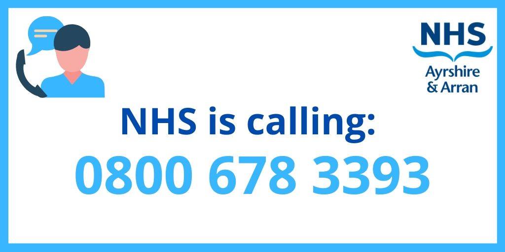 NHS Ayrshire & Arran on Twitter "We are making a high number of calls