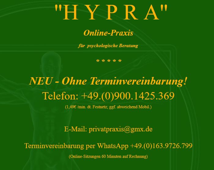 #HYPRA meine #OnlinePraxis ist für Sie auch in der #Krisenzeit da! Sie erreichen uns mit und auch ohne #Termin fast rund um die Uhr! HYPRA.de