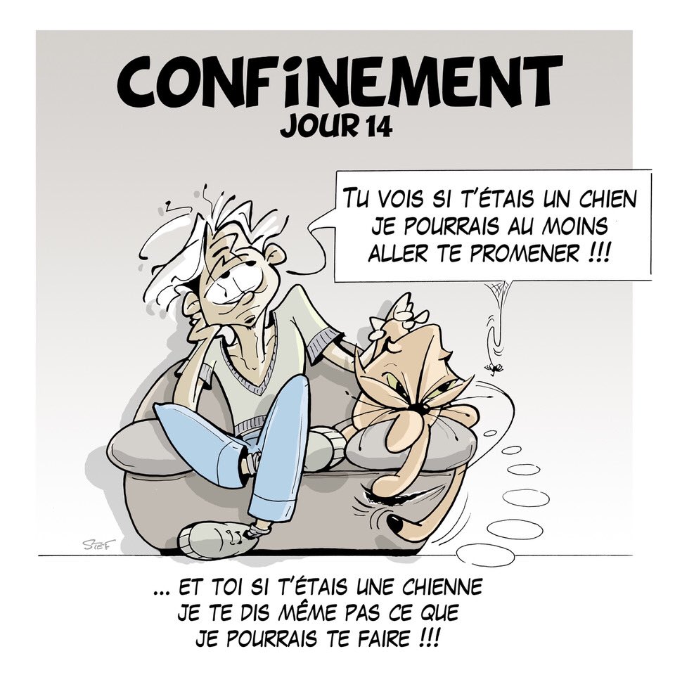 StefCartoon's tweet photo. #ConfinementJour14 https://t.co/b7NhFqusMC