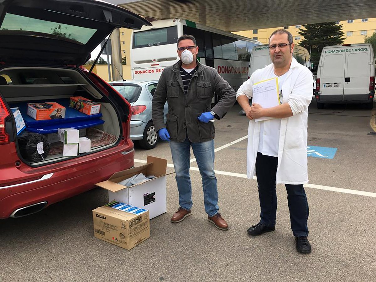 FHALMERIA's tweet photo. Bio Sol Portocarrero S.A.T. dona material sanitario al Hospital Universitario de Torrecárdenas...https://t.co/gJknm9EkKi @BioTerraneoEco https://t.co/E4H2NZquiI