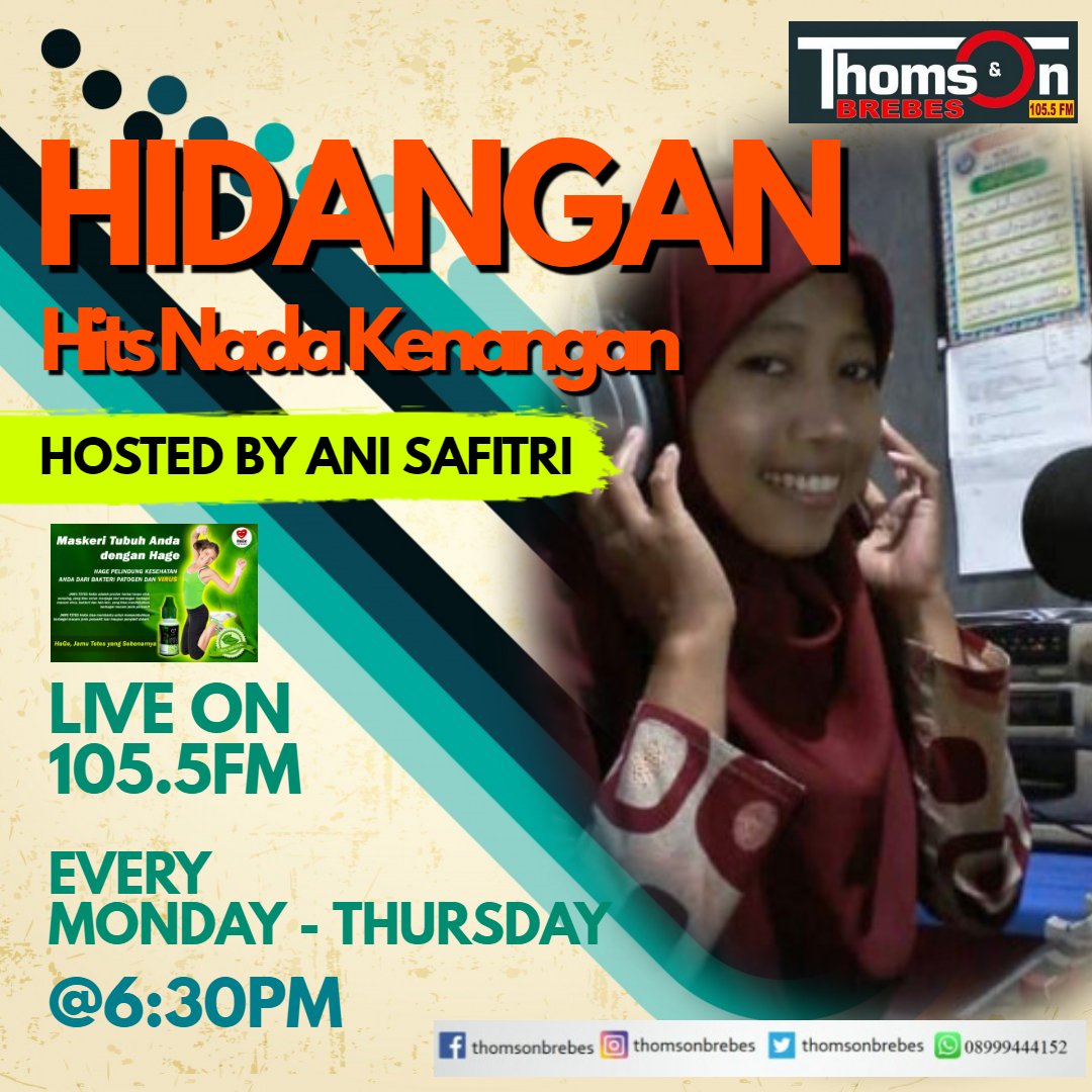 "Jadilah diri anda sendiri. Biarlah orang lain menilai sesuka hati"
#Hidangan #HitsNadaKenangan #PopKenangan #RadioThomson #ThomsonBrebes