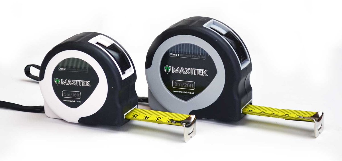 protradeuk's tweet photo. Just landed in our warehouse... the new #Maxitek Class 1 Tape Measures... available in 5M or 8M lengths...
Ultimate precision… more than twice as accurate as conventional Class 2 tape measures!
👉🏽 https://t.co/AnHM1VzieZ https://t.co/Q7um54DhGb