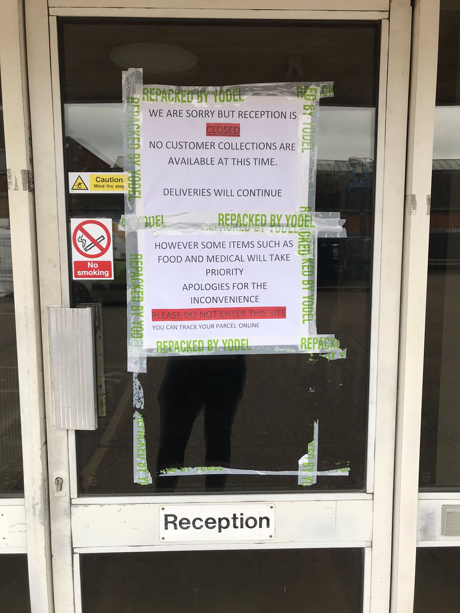 DanJReserveBA's tweet image. @YodelOnline @YODELhell I’m sitting outside my local yodel collection point because Yodel App told me my parcel could be Collected here, and google shows your facility as open. Greeted by this. No response from yodel despite messaging them REPEATEDLY #yodelhell #yodelfail