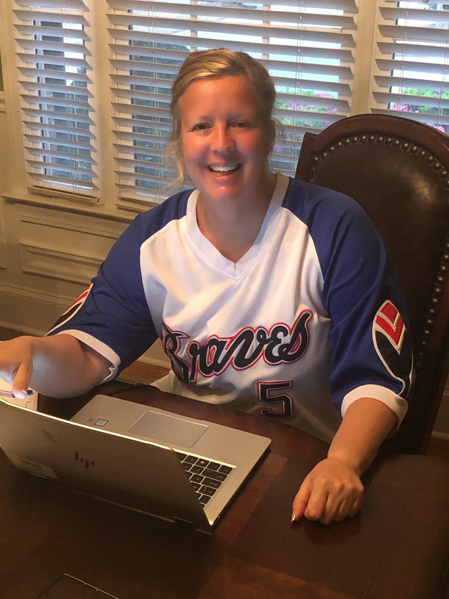 McCalcteach's tweet photo. School spirit week-favorite team-#Braves DLD day 11 #creekviewspirit https://t.co/yVaPVJ8E56