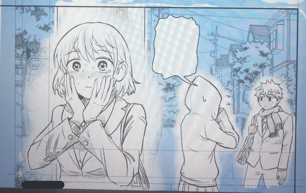 ここ最近練習していたデジタル作画の制作過程です イメージで描く 線を選んで下描き こばやし少女の漫画 ここ最近練習していたデジタル作画の制作過程です イメージで描く 線を選んで下描き こばやし少女の漫画