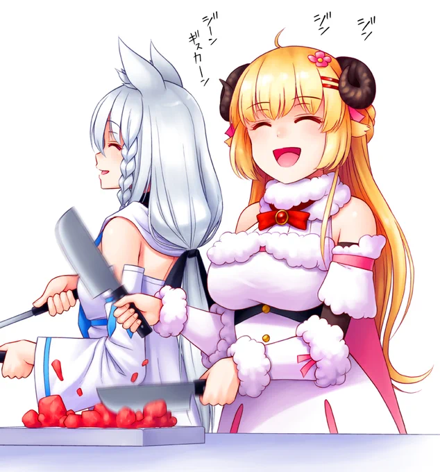 このユニット好き #ホロ畜生 #つのまきあーと #絵フブキ 