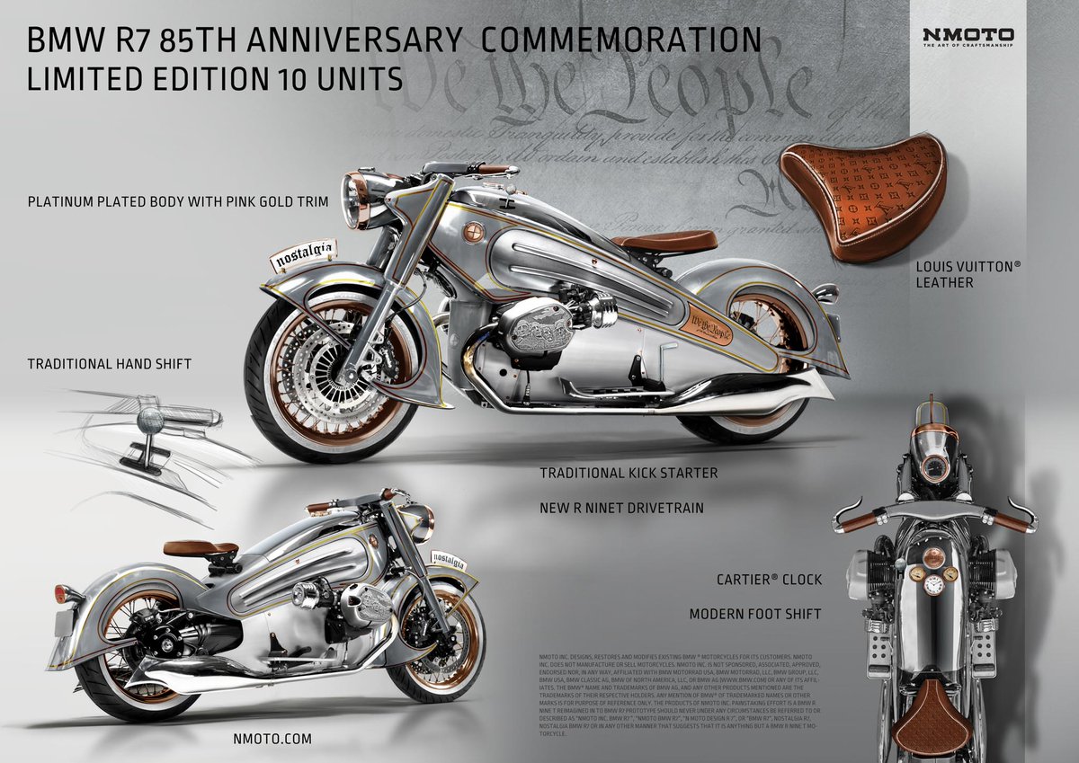 aut0mob's tweet photo. 🇺🇸#NMoto 🇩🇪#BMW R7 85th Anniversary Commemoration Limited Edition
©NMoto https://t.co/RdAIC191Lf