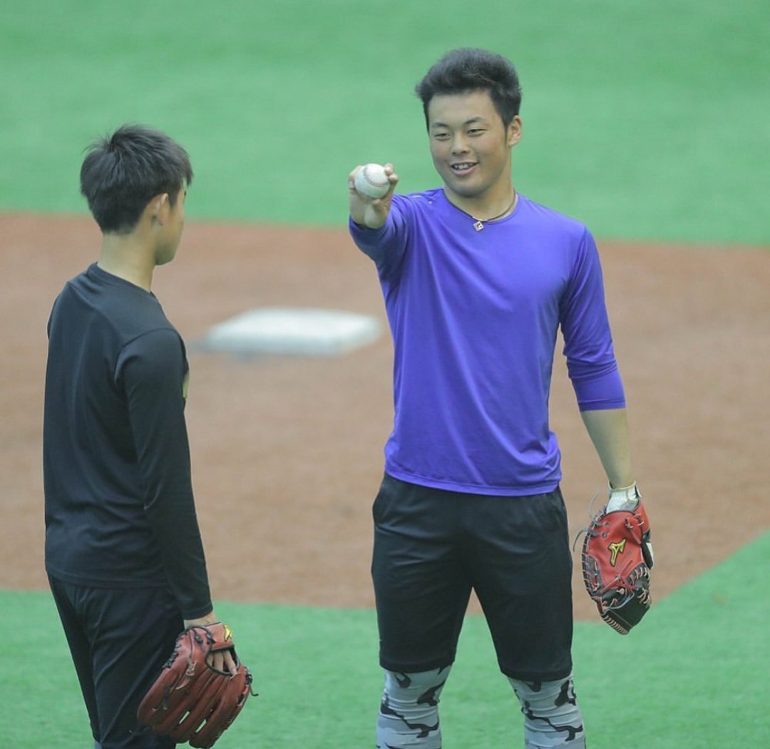 ジャイアンツ球場で個人練習を行った #巨人 #山瀬慎之助 捕手 ファーム