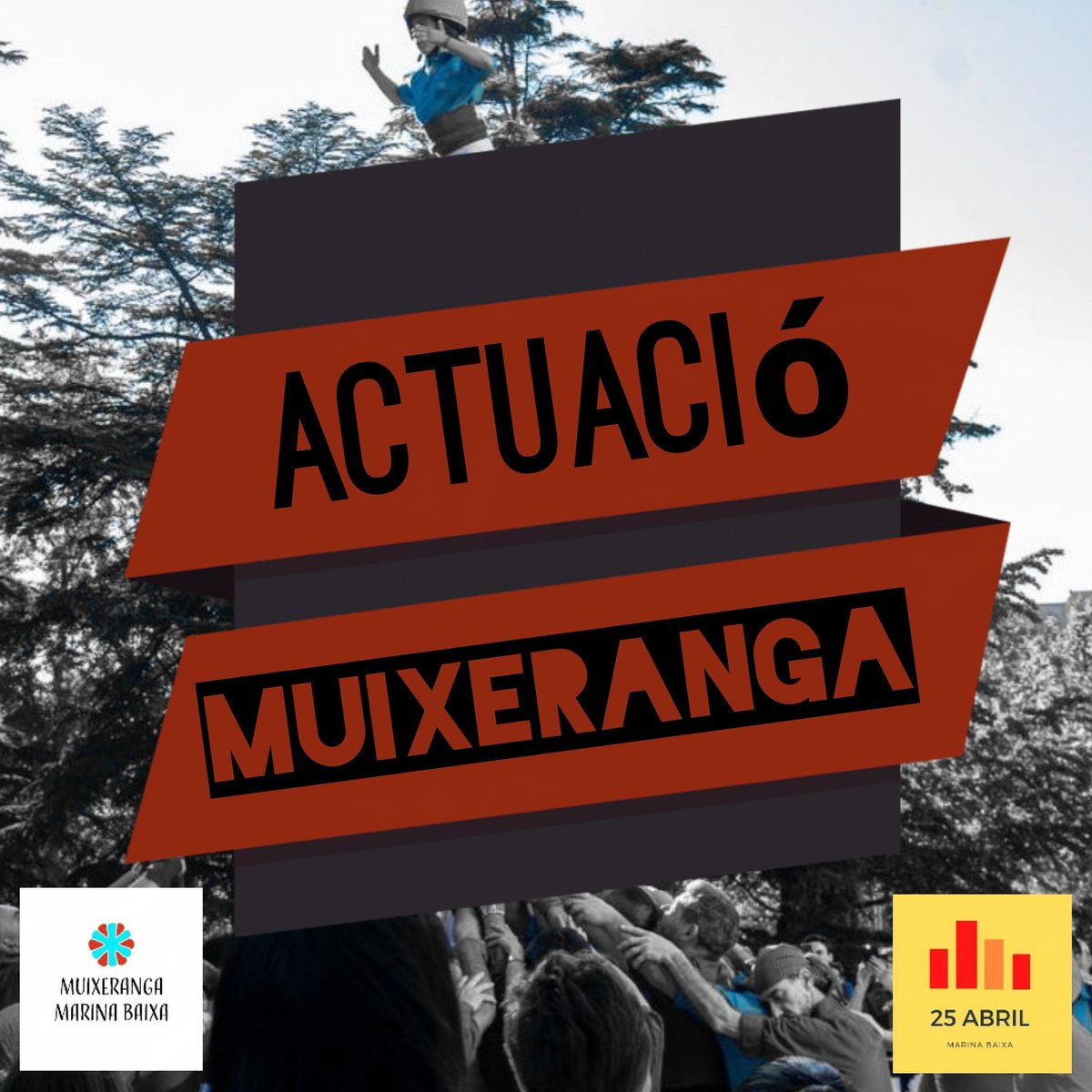 25abrilMB's tweet photo. Bon dia, companys i companyes, com tots ja sabeu, enguany anàvem a celebrar el nostre benvolgut 25 d’abril a La Vila Joiosa. Malgrat la crisi actual ens ho impedeix i, per aquest motiu, hem decidit ajornar els actes per a més endavant. https://t.co/eiN4pCe9dB