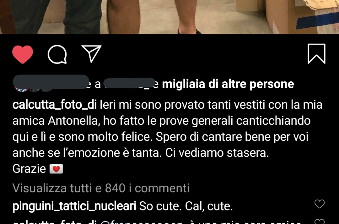 verdecannella's tweet photo. Ieri sera non sapevo che fare e mi sono messa a vedere l'instagram di Calcutta (❤️) e sotto ad alcune foto c'erano i commenti dei pinguini e mi stavo spisciando.
Mio prefe questo: https://t.co/w2Y7Tm8KCj
