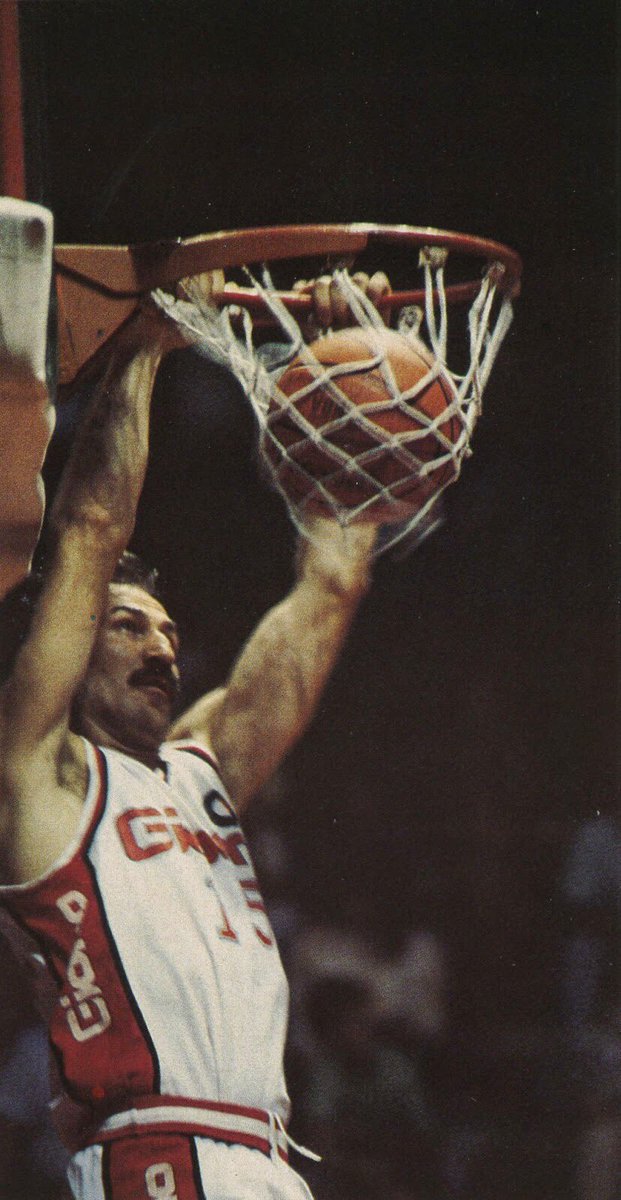 Dražen Dalipagić: 875 points in 35 matches (25 avg).No data from 3  @PartizanBC matches in 1976-77. No data from 5  @PartizanBC matches in 1979-80, in 2 others I suspect he did not play. No data from 2  @PartizanBC matches in 1981-82. 55 points vs  @PallCantu in 1982 stands out.