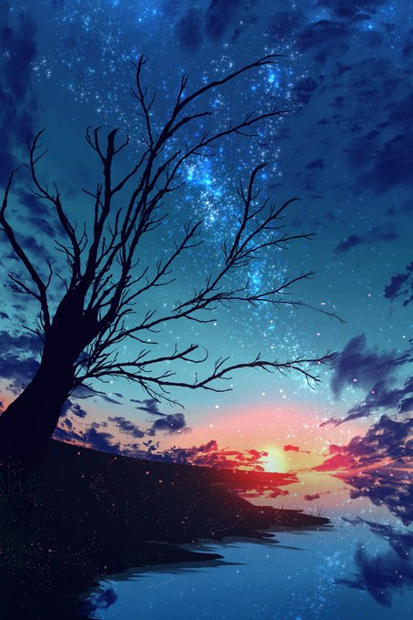 「枯れ木 雲」のTwitter画像/イラスト(人気順)