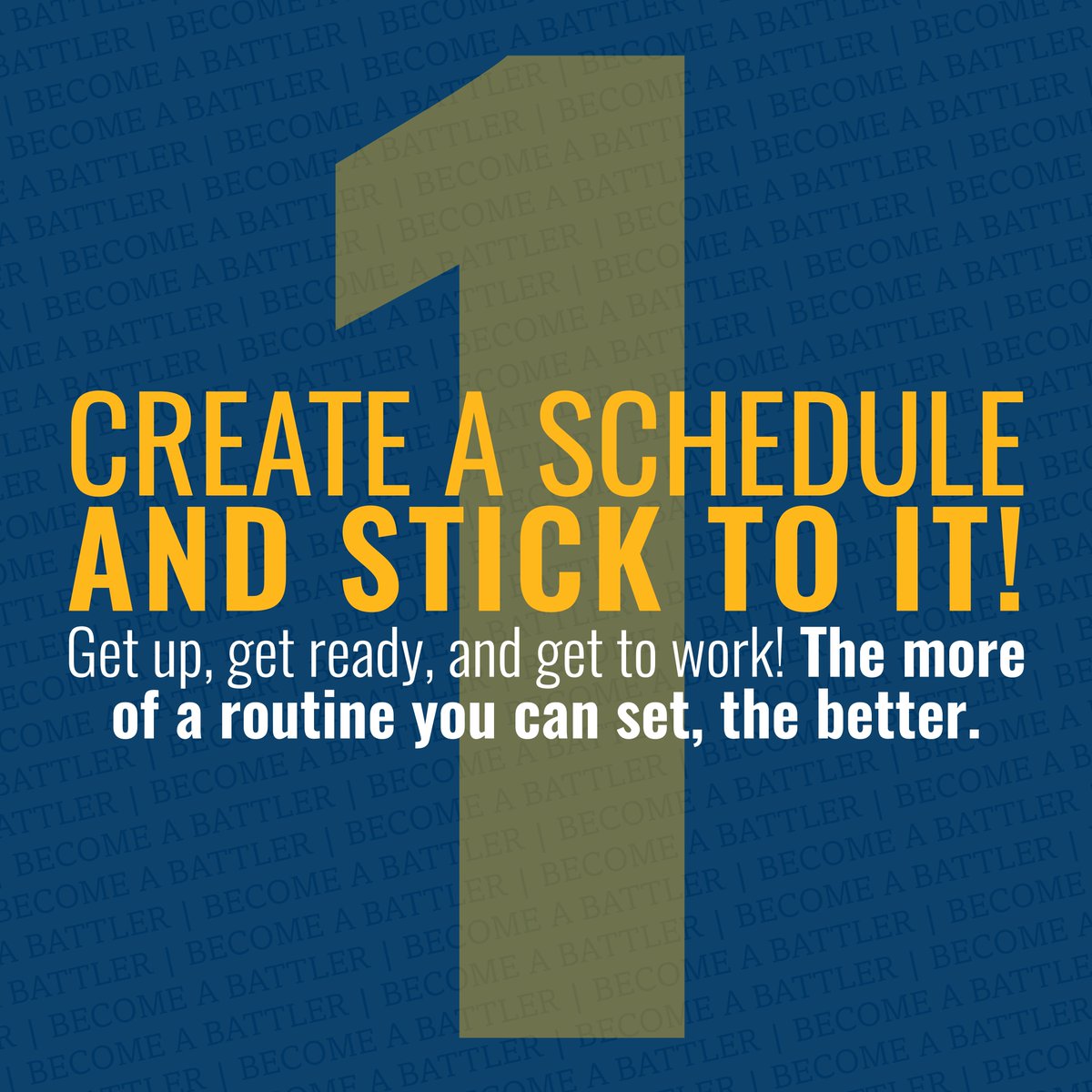 Week two of virtual learning begins today! Throughout the week, we will be sharing tips and tricks to help make your transition a little easier. Tips will be shared each morning before your virtual classes begin. 

Good luck, Battlers! #ABfamily #alwaysABattler