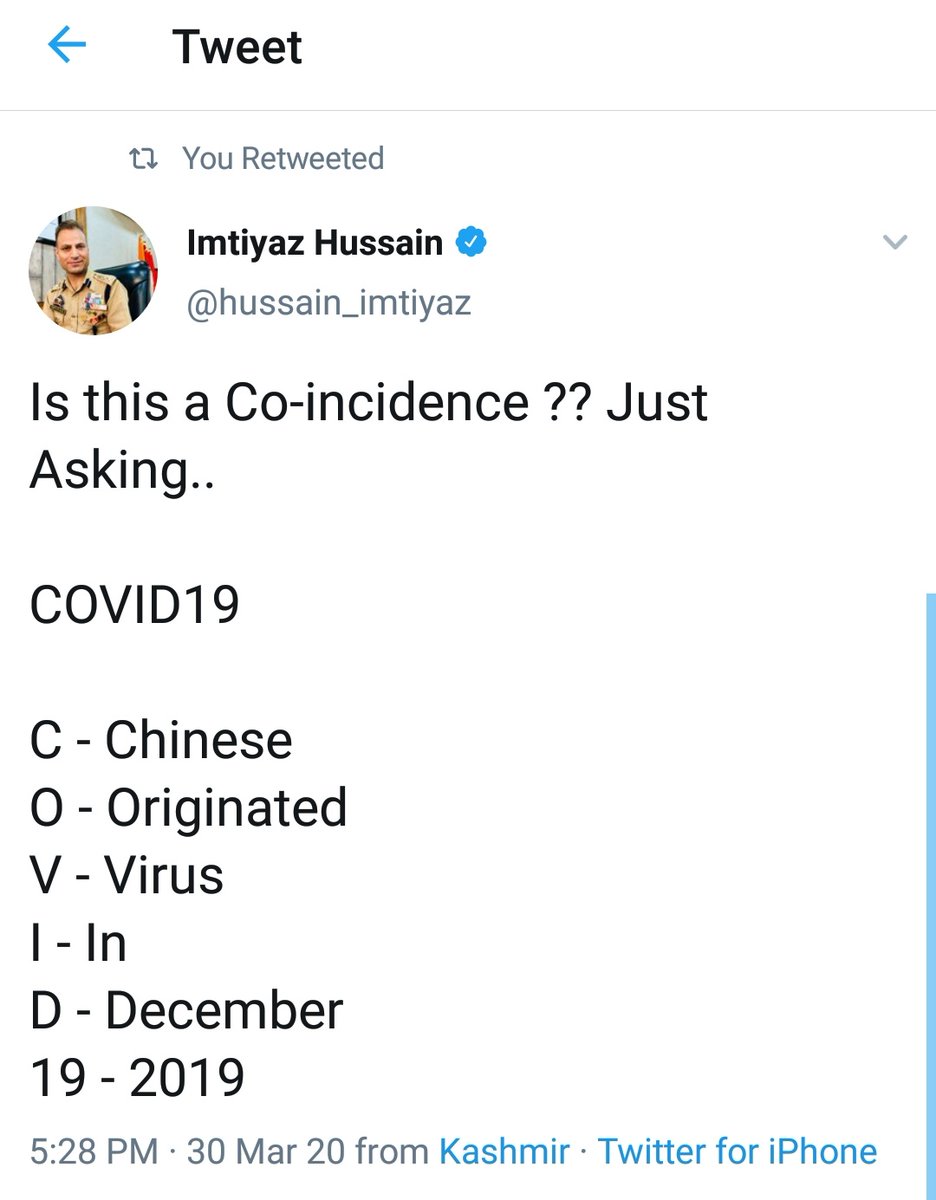 Indian Police officer  @hussain_imtiyaz explained  #Coronavirus in a nice way.
