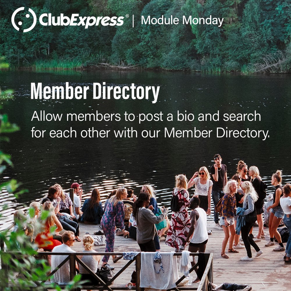 clubexpress's tweet image. 💼 Make it easy for your members to learn more about each other using our built-in Business Directory module. 
#clubexpress #ams #modulemondays #professionalassociation #barassociation #chamberofcommerce