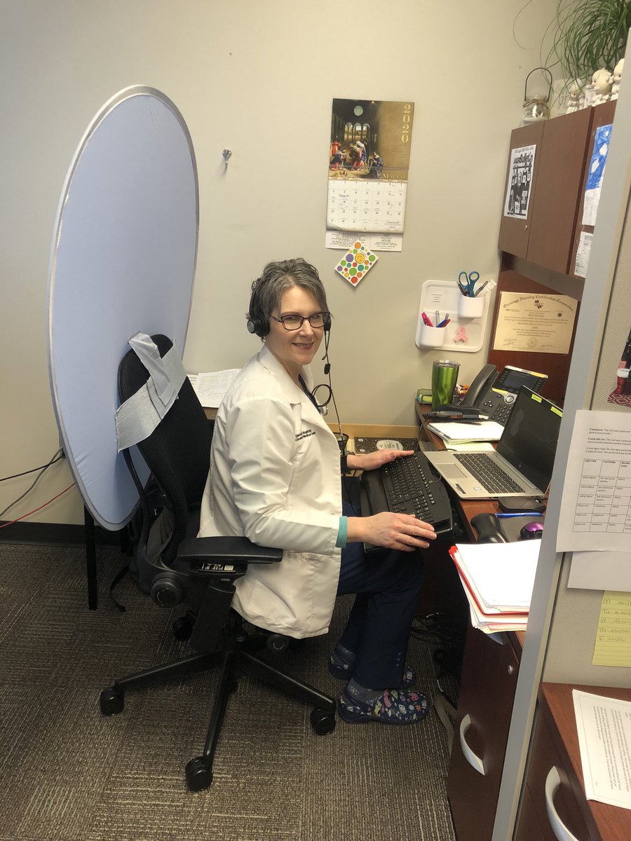 BreastNP's tweet photo. COVID-19 won’t stop me from seeing patients. https://t.co/P3pULuiaGE https://t.co/T4MzF7cxc4