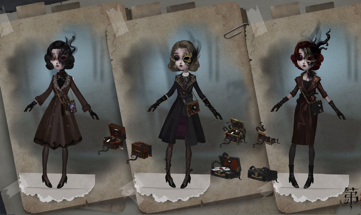 Vivi Identityv第五人格 踊り子ssr衣装 悪の華 衣装デザイン過程など