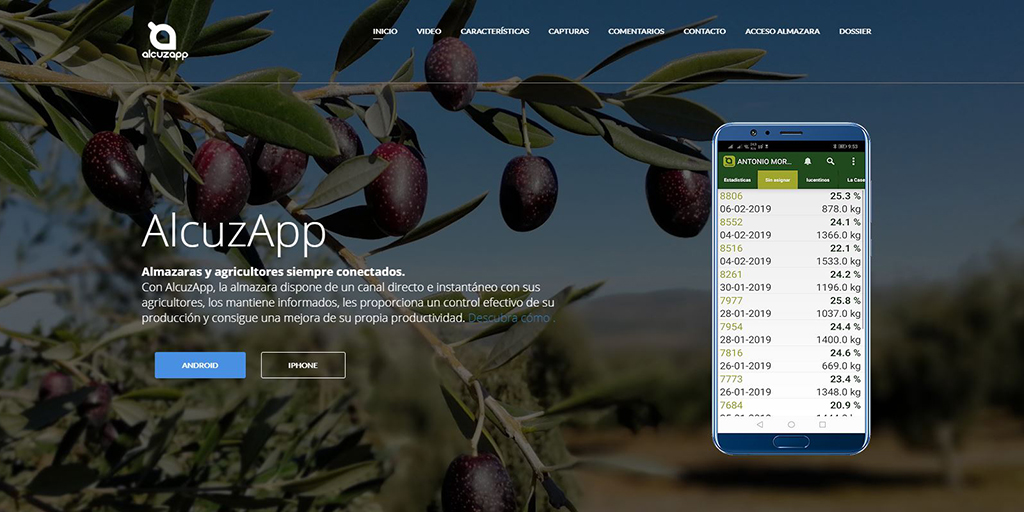 OpenDataAnd's tweet photo. #AlcuzApp es una aplicación que optimiza los procedimientos de comunicación de #datos en tiempo real entre almazaras y agricultores. Ha sido desarrollada por @AlcuzaSoftware, startup acelerada por el @ProgramaMinerva 🔗 https://t.co/ZdDu3lZSa9 https://t.co/PYteo48QFu