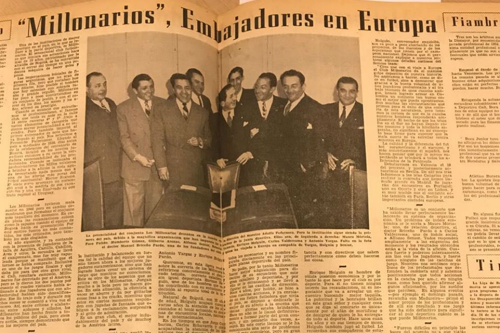 MundoMillos's tweet photo. #HISTORIA Un día como hoy, en 1952, @MillosFCoficial derrotaba al @realmadrid en su casa por 4-2 con goles de Alfredo Castillo, Alfredo Di Stéfano (2) y Antonio Báez. https://t.co/Z93bWiLLX1
