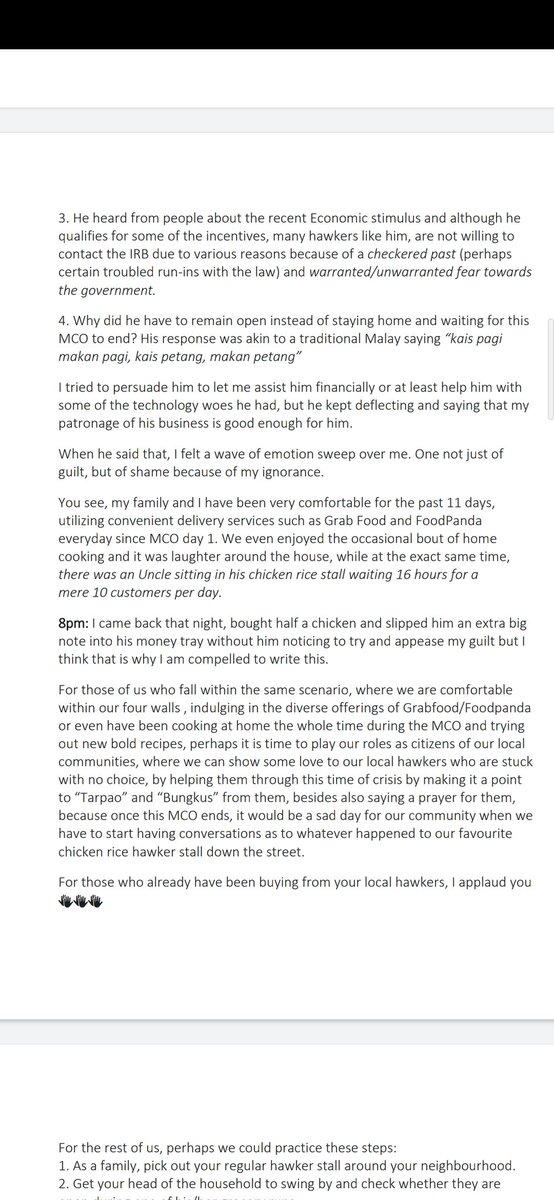 BooSoonYew67's tweet photo. I may not have composed this lament.. but I certainly agree with everything mentioned here !!
#COVID19 #COVID19malaysia #RMO #rmoeffect
Please RT if you feel it represents what someone you know is experiencing.. tq.. https://t.co/4nGsPON8wX