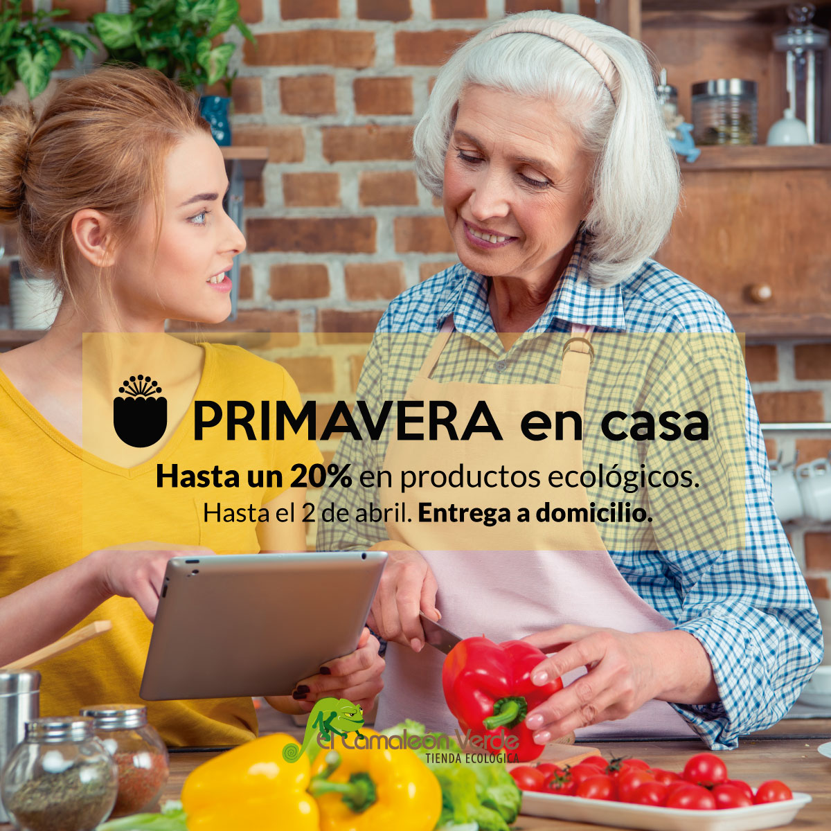 ElCamaleonEco's tweet photo. El Camaleón Verde te lleva a domicilio verduras y productos ecológicos 🍅🥒🌶🍆 #YoMeQuedoEnCasa , haz tu compra saludable ahora hasta con un 20% de descuento en https://t.co/XED78h5k6Z 

#primaveraencasa
#cuidatemucho #cuarentenasaludable #verdurasadomicilio #comprasadomicilio https://t.co/lHDlnHDKAA