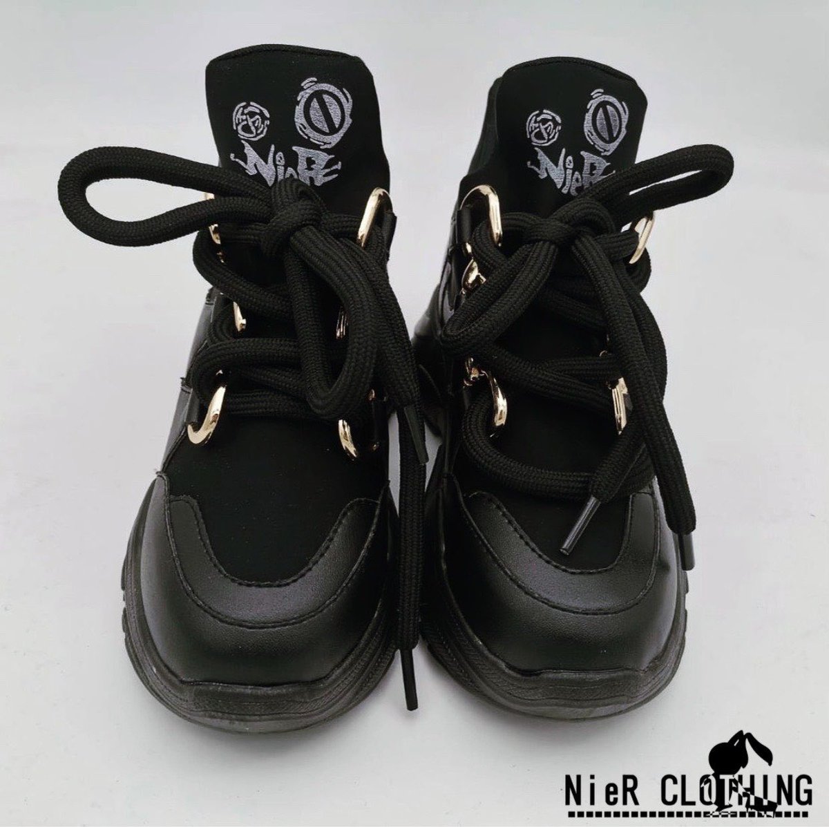 NieR_tokyo's tweet photo. 🎁短期プレゼント企画🎁

こちらの当店オリジナル商品
LADIES BLACK SNEAKER BOOTSを

🎊5名様にプレゼント🎊

◼応募方法
フォロー(@NieR_tokyo) &amp; RT
◼締切〆  4月12日(日曜日)24時まで

サイズはご当選時に選択頂けます。

※鍵垢の方も対象内です🐰

是非ご参加くださ���🙇‍♂️🙇‍♀️ https://t.co/qv5Cgli661