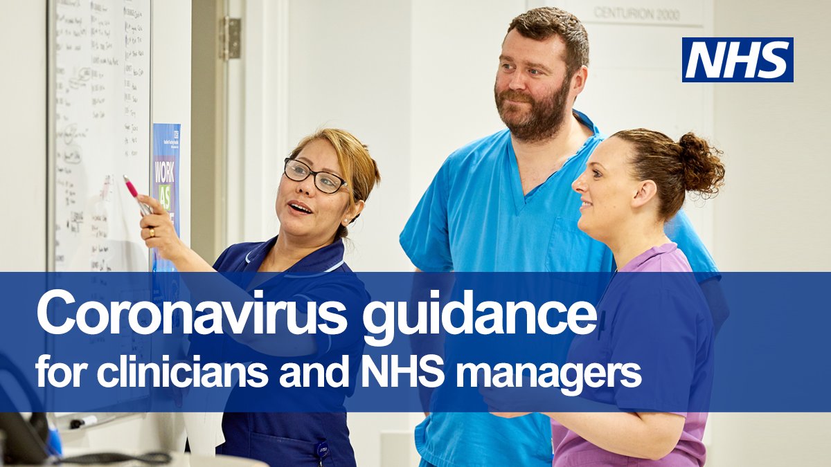 Our website is updated daily with #coronavirus guidance for #OurNHSPeople. If you haven’t already, visit england.nhs.uk/coronavirus/ for more information. 🔍 💻