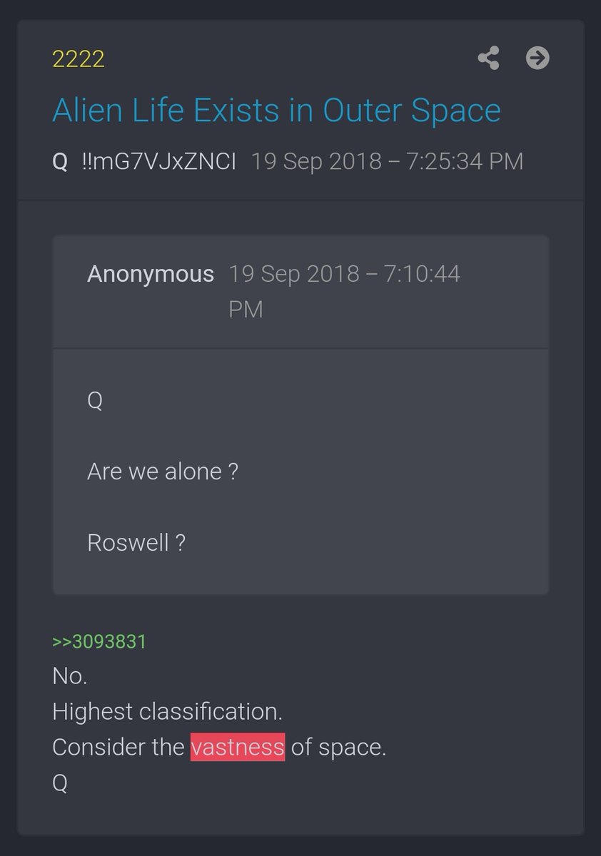 10. NOW BEFORE YOU SAY ..."Q said Earth isn't flat" and "consider the vastness of space"Well, Q also says that disinfo is necessary and that God is with us.So what is it? Is God real or no? Did God create it or no?Do you believe a single Q post or 135?I'll take the 135!