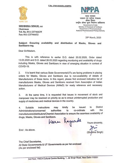EDMC78028804's tweet photo. To ensure availability of Mask, Gloves and Sanitizer.
List of Mask Manufacturers https://t.co/iDCjT3PuP7