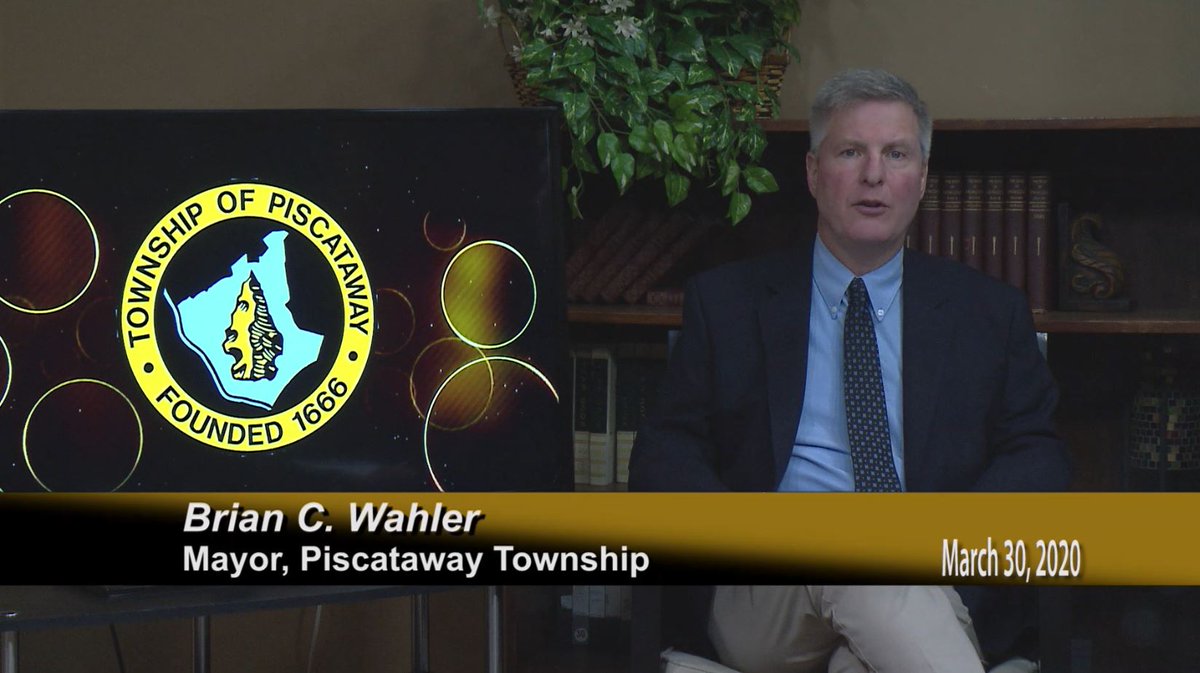 PWAYNJ's tweet photo. Please watch this new, important March 30th #coronavirus update from #Piscataway Mayor Brian C. Wahler.
#MayorsofNewJersey
https://t.co/XiTlgk6cLZ https://t.co/p9MGKVyq8A