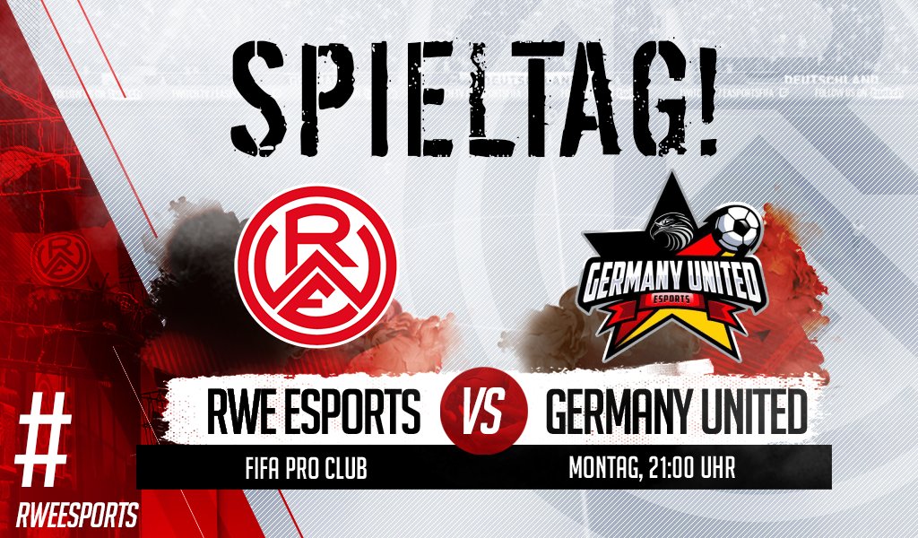 In zwei Stunden geht es los und unsere Jungs von der Hafenstraße spielen gegen GERMANY UNITED!
Schaltet ein und schaut live zu!
🇮🇩 #rweesports 🎮

📺 Livestream:
twitch.tv/rwe_sipan95x