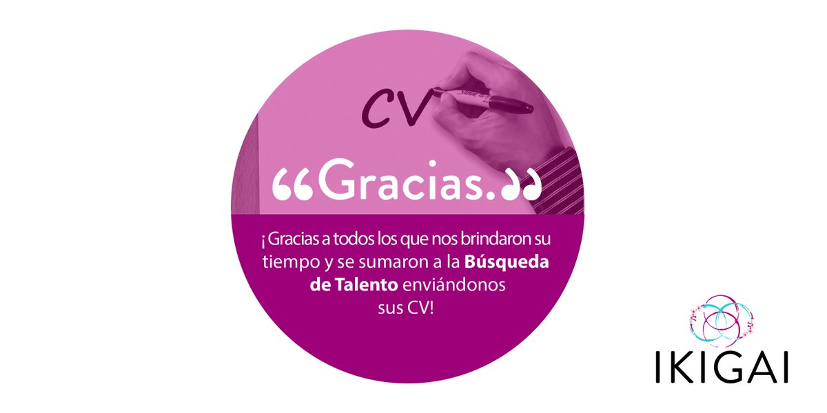 ¡Gracias!

Cerramos la convocatoria y por el momento no recibimos más postulaciones.

Seguimos trabajando y debido a la situación actual el proceso de selección nos está requiriendo más tiempo.

Te avisamos para que no te preocupes si nuestro próximo contacto demora un poco más