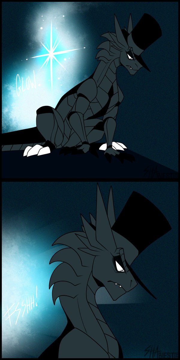 ShaBiest's tweet photo. Finally! 😳

#Dragonous #Villainous_AU #dragonhat #blackhat #black_hat #whitehat #white_hat #comic #dragon #dragoncomic #digitalart https://t.co/NNZbrn7nIN