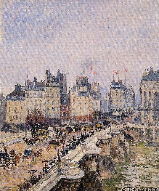 The Pont Neuf 2, 1901, Camille Pissarro