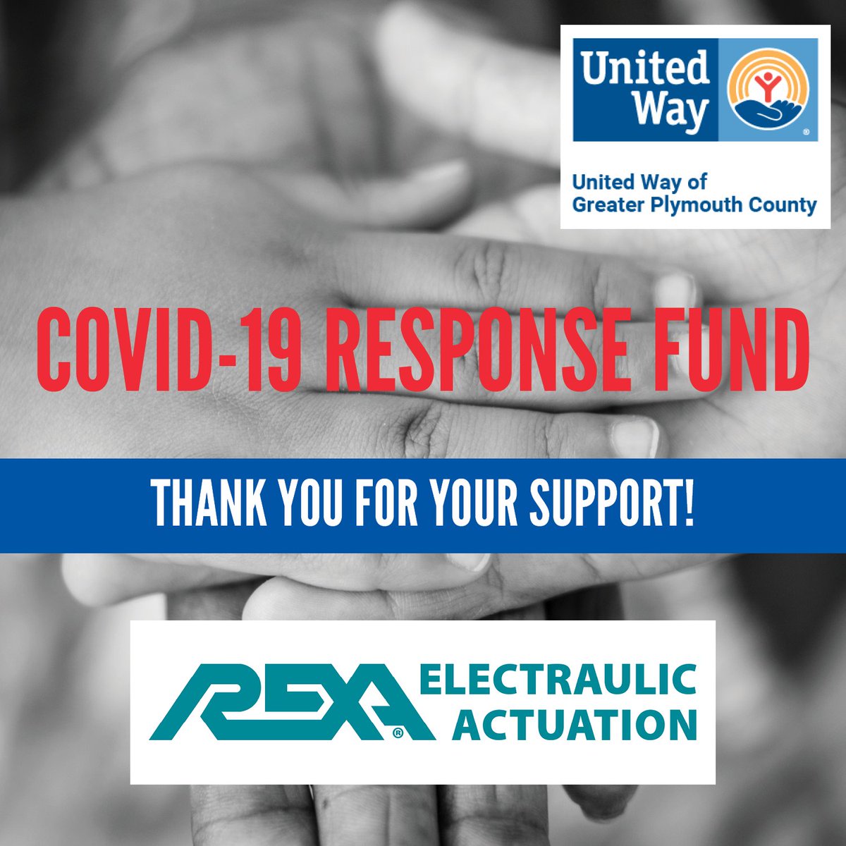 Thank you, <a href="/REXA/">rexa</a>! We are so grateful for your support that is making a real difference in our community. 

WE NEED YOUR HELP! Please donate to our COVID-19 Relief Fund here: uwgpc.org/covid-19-respo…