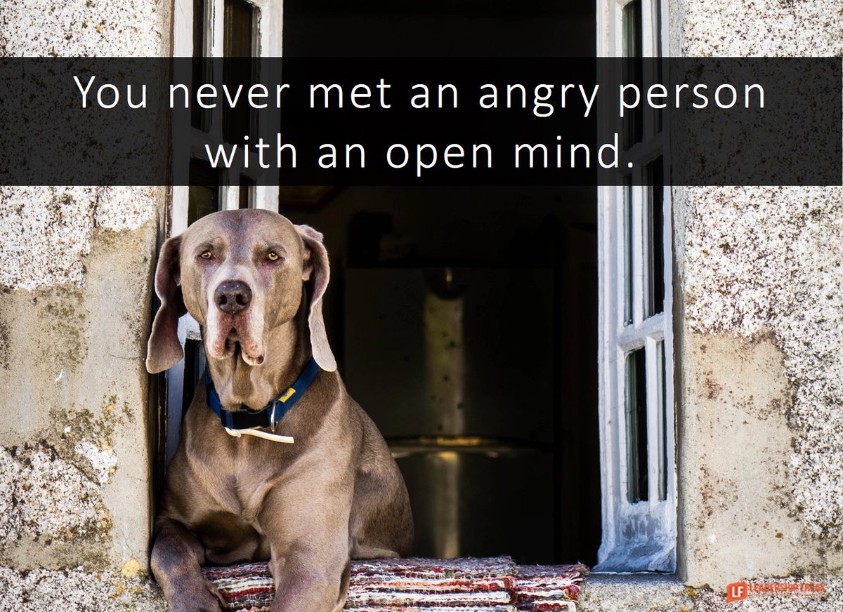 Anger is permission to yell and spit.

Good manners are inconveniences to angry people.

bit.ly/39mlGhz

#leadership
#LFreakpost