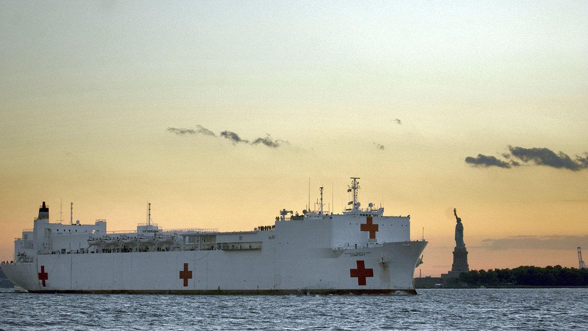 panorama_semana's tweet photo. Buque Hospital llega a NY para asistir pacientes con coronavirus.
https://t.co/CQjeuZrhkD
#MediosPanorama #NYC #Hospitalboat #ARMY #coronavirus #CoronavirusNewYork https://t.co/WzusiLnuxQ
