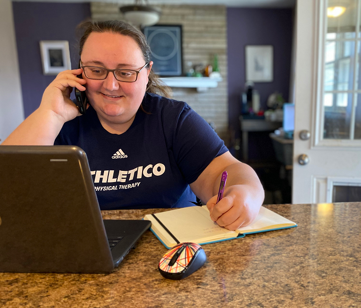 Athletico's tweet photo. Wrapping up #NATM2020, Mock Interviews are underway! Our #AthleticTraining Leadership Team is role-playing interview questions with those looking to cultivate their interview skills as they transition from student to certified AT! #HealthCareThroughAction https://t.co/3MeqZTYUdG